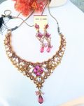 Rajwada Pink Kundan Set